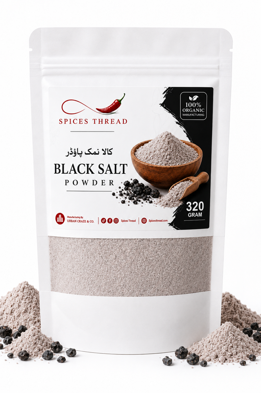 Spices Thread Black Salt | Pure Kala Namak – 320g