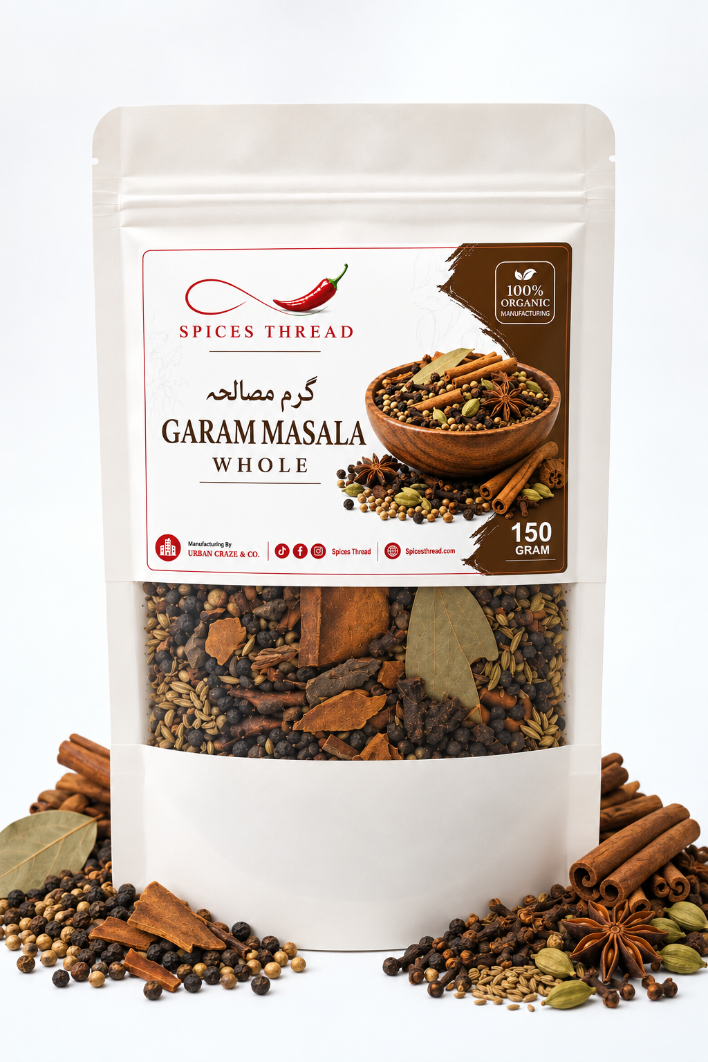 Spices Thread Garam Masala Whole | Sabut Garam Masala – 150g
