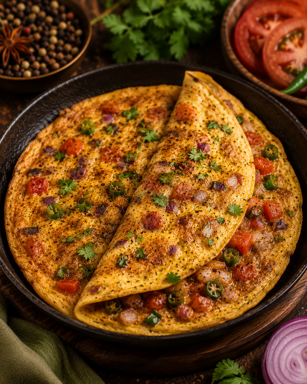 Masala Omelette