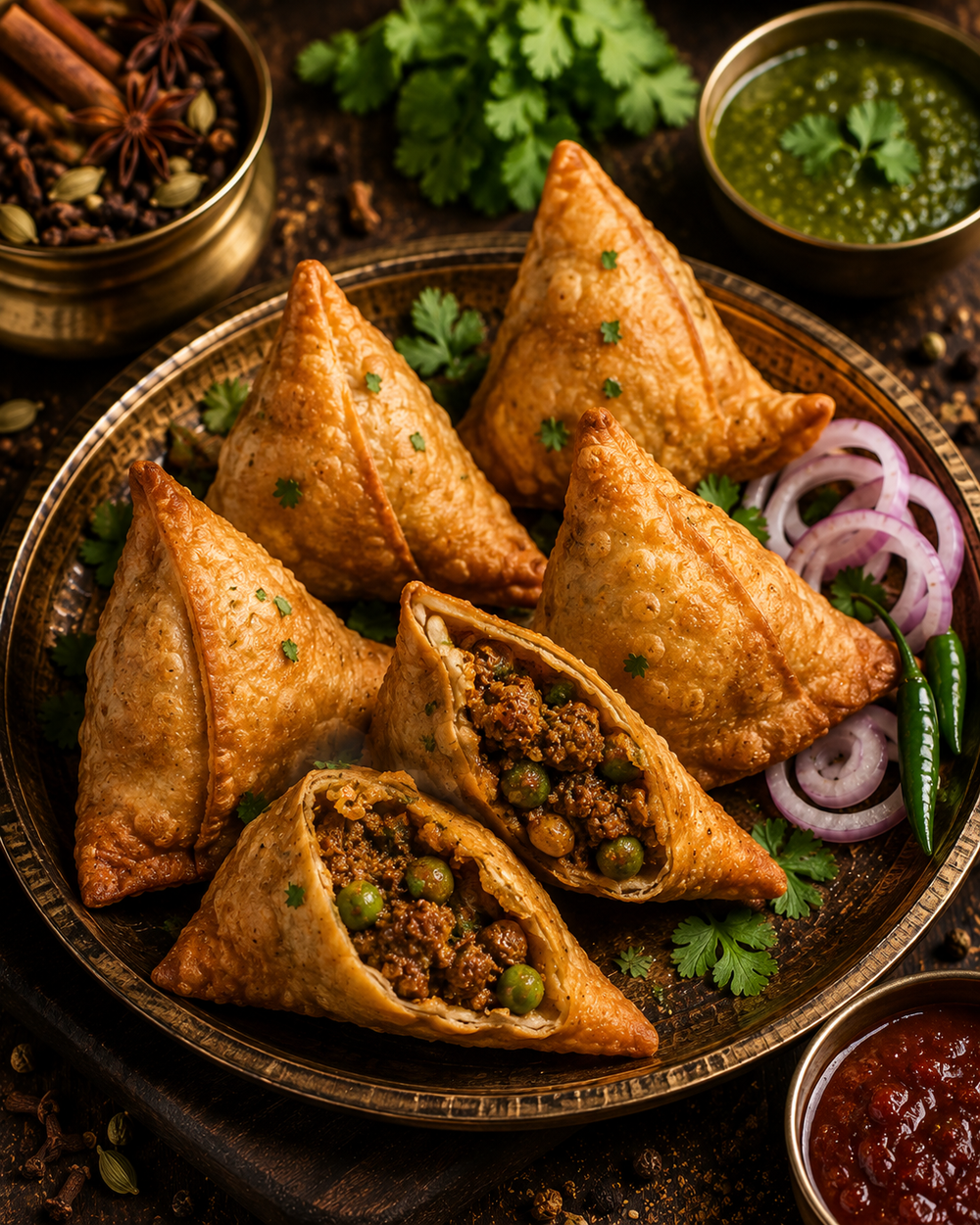 Keema Samosas